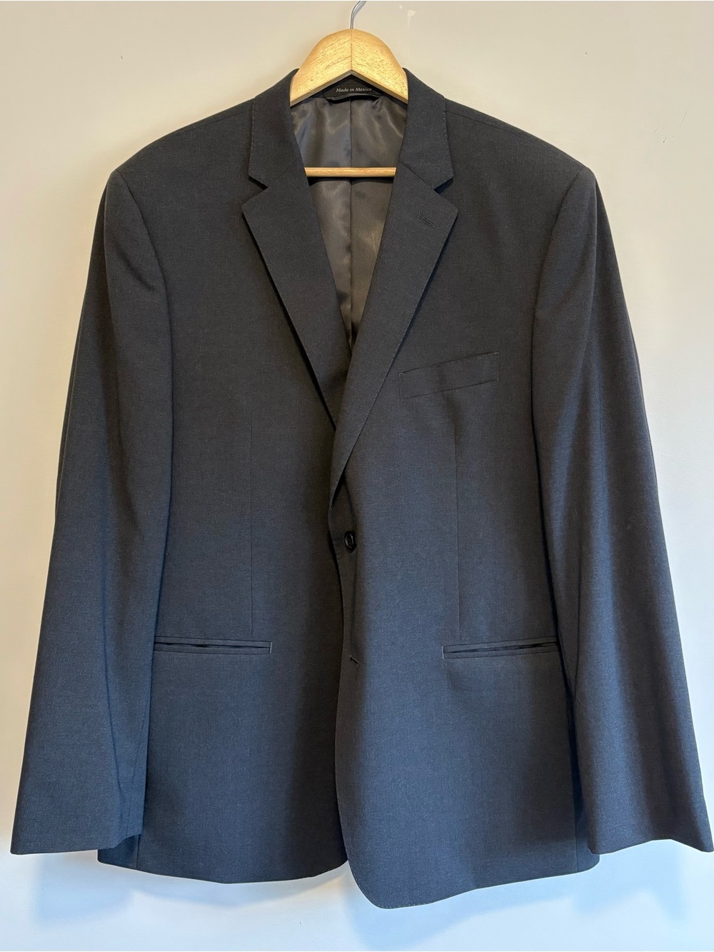 Lauren Ralph Lauren Slim Fit Charcoal Wool Suit 46R 40x30 Modern Formal